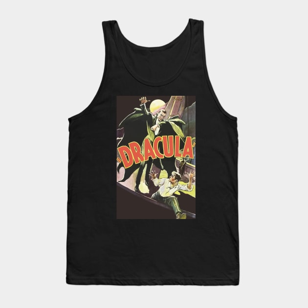 Dracula (v2) Vintage 1931 Movie Poster Tank Top by VintageArtwork